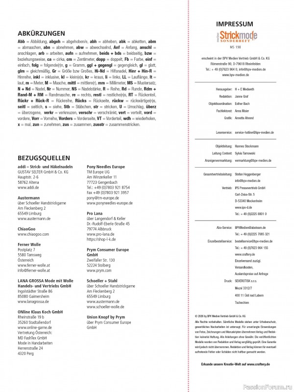 Вязаные проекты в журнале &laquo;Meine Strickmode Sonderheft MS198 2026&raquo;