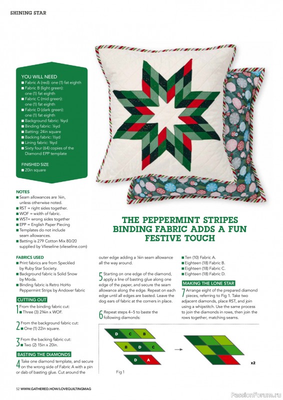 Коллекция проектов для рукодельниц в журнале «Love Patchwork & Quilting №156 2025»