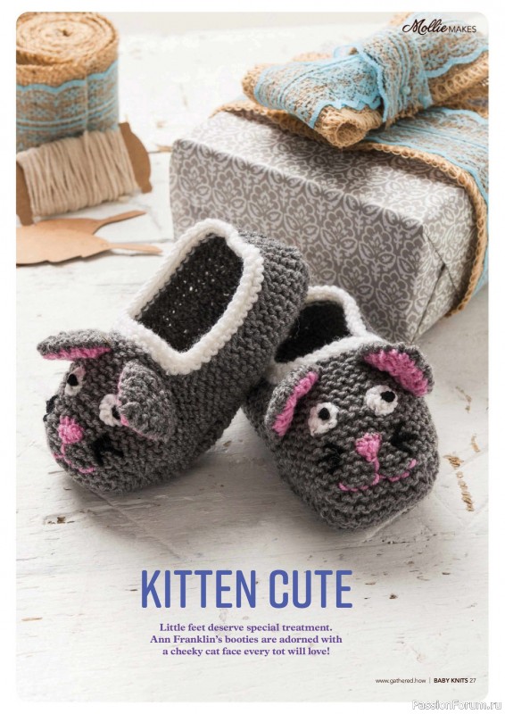 Коллекция проектов для рукодельниц в журнале «Mollie Makes Presents - Gorgeous Knits for Tots 2025»