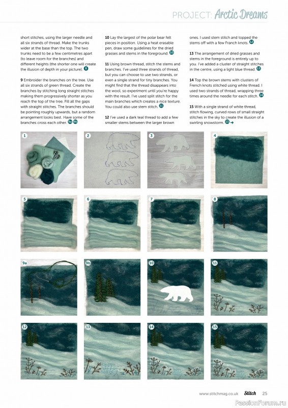 Коллекция проектов для рукодельниц в журнале «Stitch Magazine №158 2025»