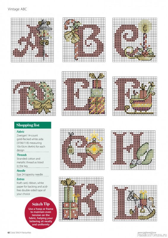 Коллекция вышивки в журнале «Cross Stitch Favourites - Christmas 2026»