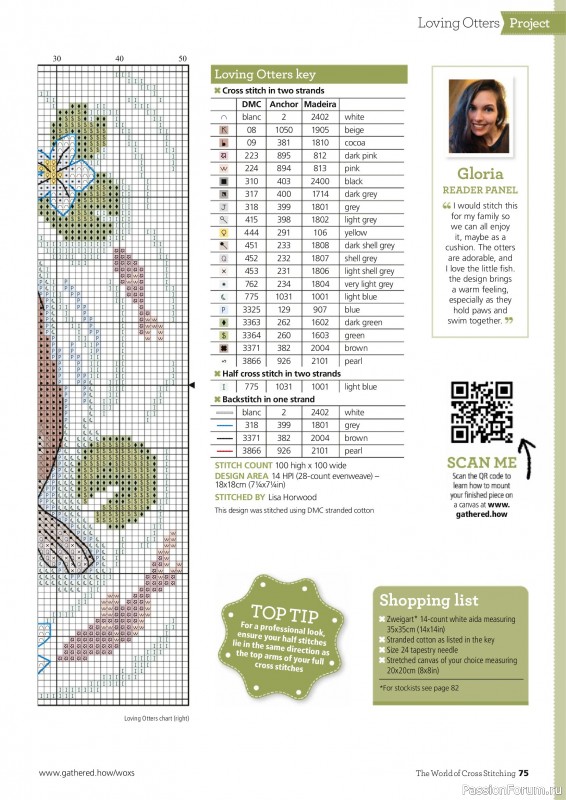 Коллекция вышивки в журнале &laquo;The World of Cross Stitching №370 2026&raquo;