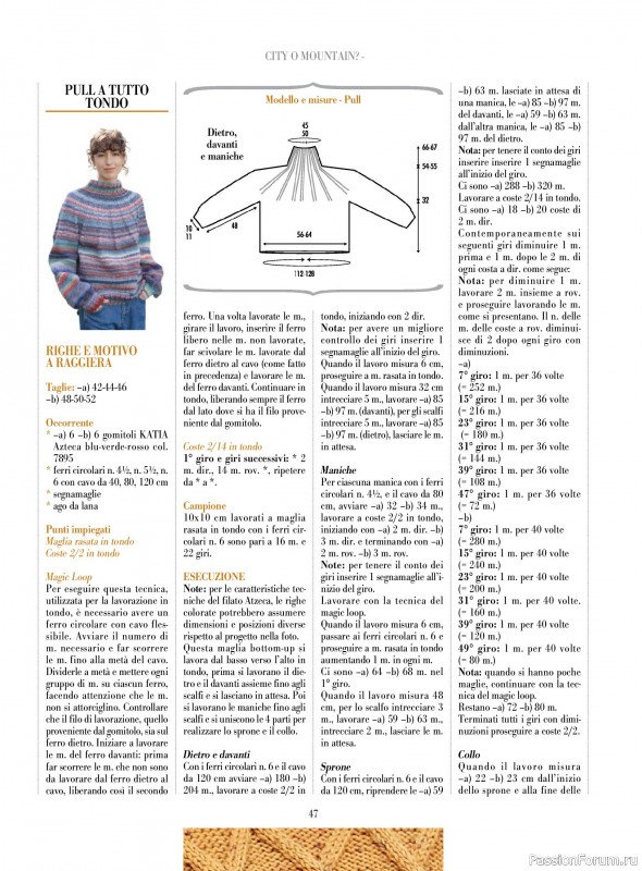 Вязаные модели в журнале &laquo;Piu Maglia №51 2025&raquo;