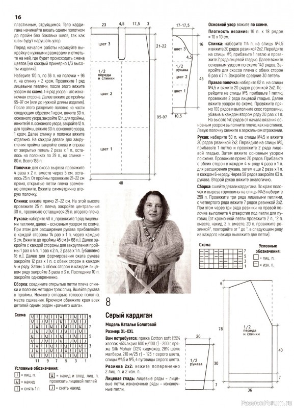 Вязаные модели в журнале «Вязаная одежда для солидных дам №6 2023»