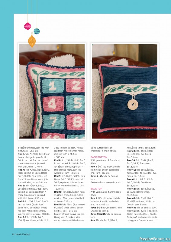 Вязаные проекты крючком в журнале «Inside Crochet №182 2025»