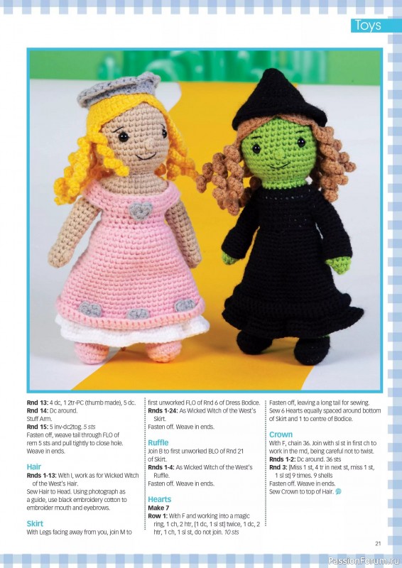 Вязаные проекты крючком в журнале «Your Cjmplete Wizard of oz Collection 2025»