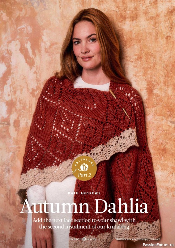 Вязаные проекты спицами в журнале &laquo;The Knitter №234 2026&raquo;
