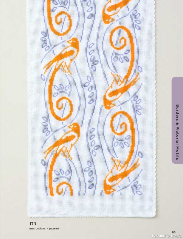 Вязаные проекты в книге &laquo;200 Japanese Cross Stitch Designs&raquo;.