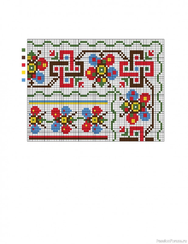 Вязаные проекты в книге &laquo;Вышиваем крестом скатерти, салфетки, рушники&raquo;. Часть 2