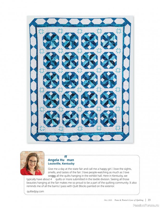 Коллекция проектов для рукодельниц в журнале «Fons & Porter’s Love Of Quilting - Fall 2025»