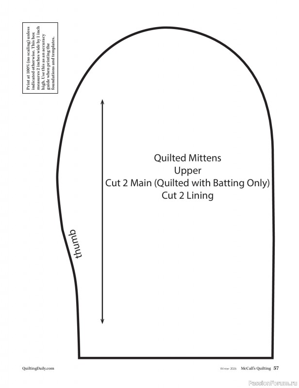 Коллекция проектов для рукодельниц в журнале «McCall's Quilting - Winter 2026»