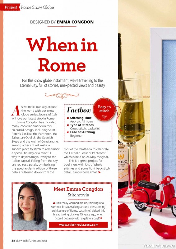 Коллекция вышивки в журнале &laquo;The World of Cross Stitching №372 2026&raquo;