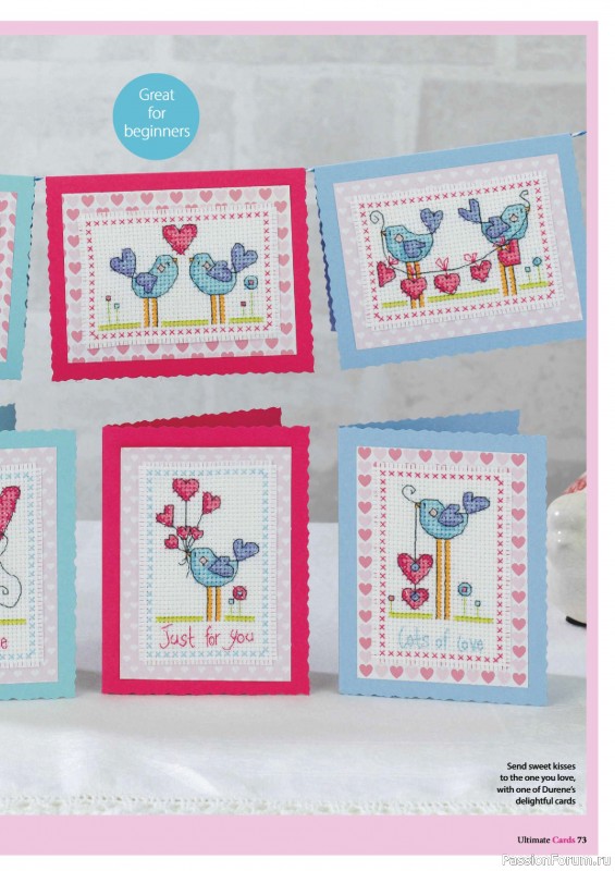Коллекция вышивки в журнале «Ultimate CrossStitch – Cards 2026»