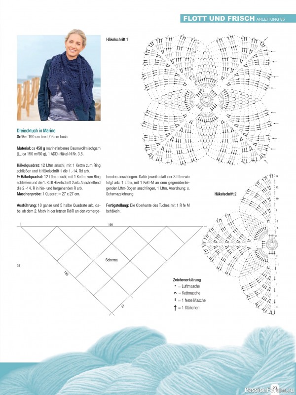 Вязаные модели в журнале &laquo;Hundert Seiten voller Ideen №1 2026 - Tucher & Schals&raquo;