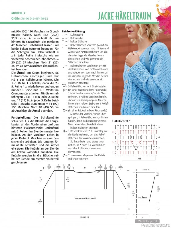 Вязаные модели в журнале «Woolly Hugs Maschenwelt №8 2022»