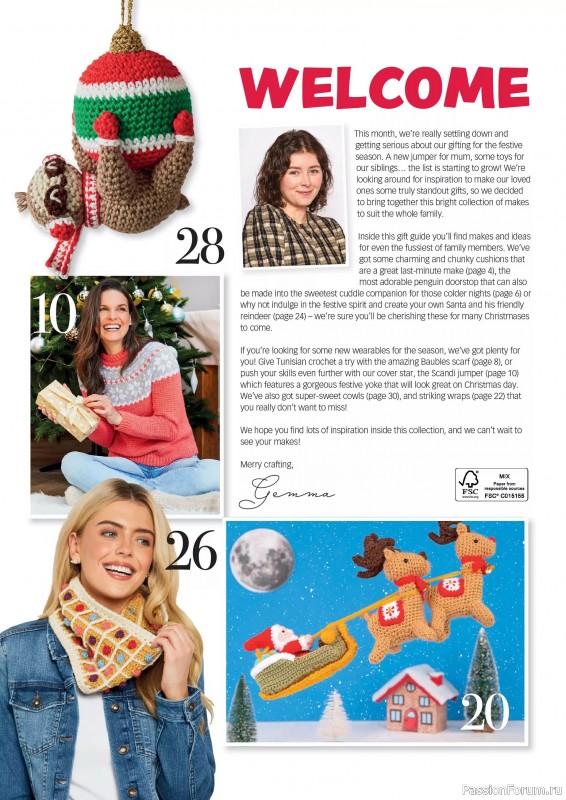 Вязаные проекты крючком в журнале «Crochet Now №126 2025»