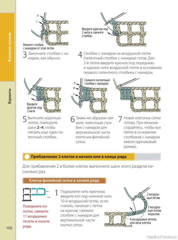 Вязаные проекты в книге &laquo;Ажурное вязание крючком&raquo;. Продолжение