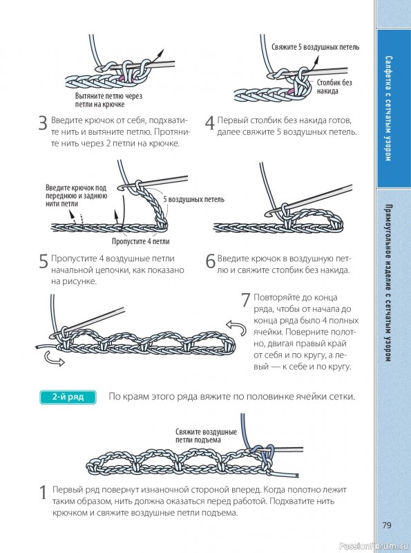 Вязаные проекты в книге &laquo;Ажурное вязание крючком&raquo;.