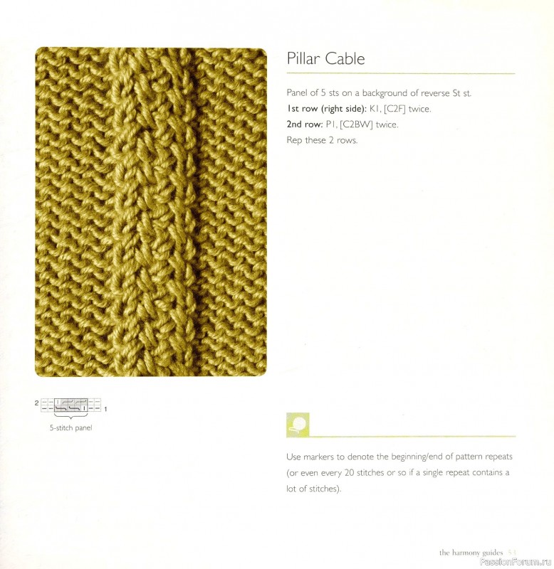 Вязаные проекты в книге &laquo;Cables & Aran Stitches-250 to Knit&raquo;