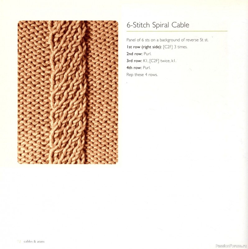 Вязаные проекты в книге &laquo;Cables & Aran Stitches-250 to Knit&raquo;