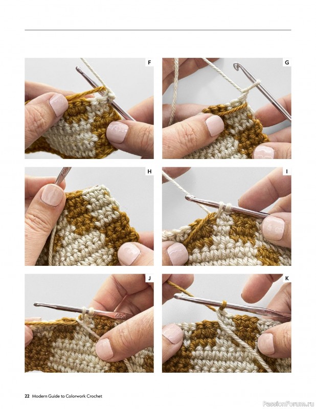 Вязаные проекты в книге «Modern Guide to Colorwork Crochet».