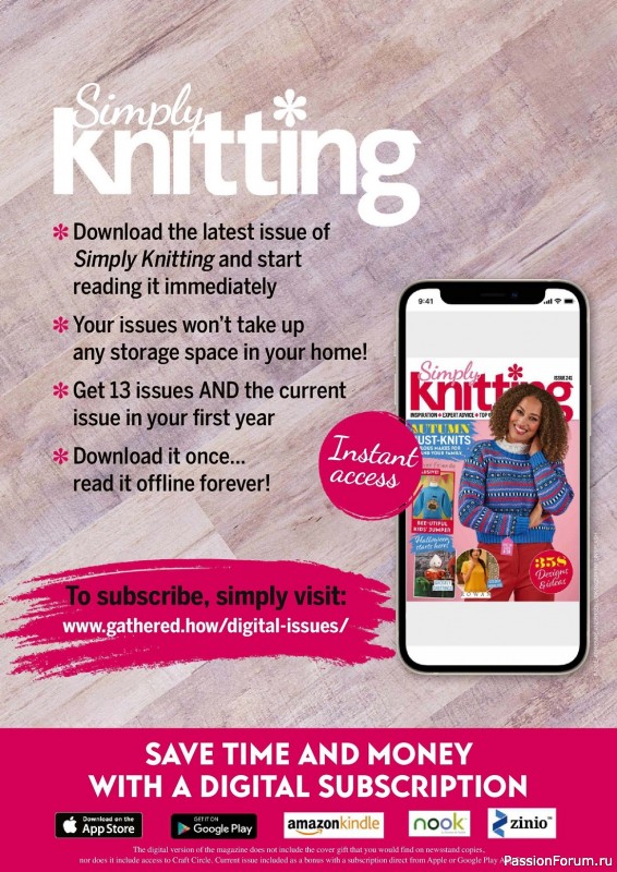 Вязаные проекты в журнале «Simply Knitting №241 2023»