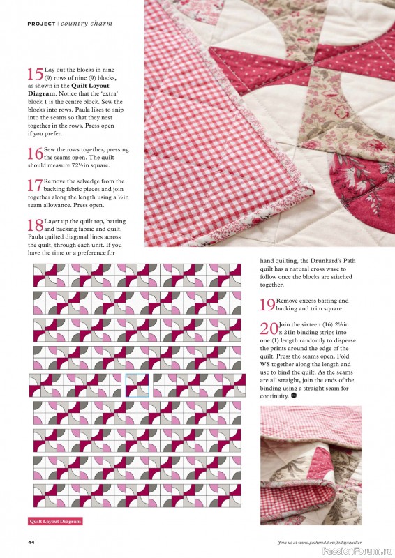 Коллекция проектов для рукодельниц в журнале «Todays Quilter №130 2025»