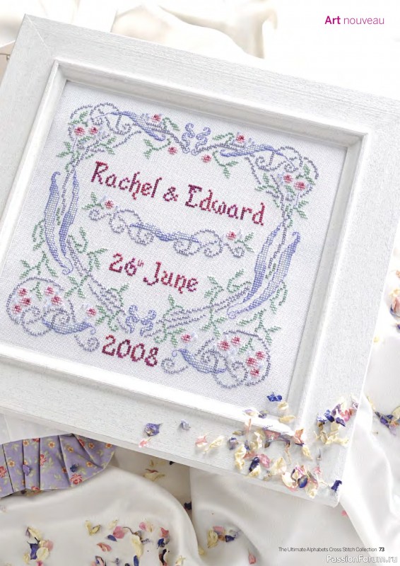 Коллекция вышивки в журнале «Cross Stitch Collection - The Ultimate Alphabets 2026»