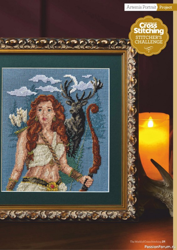 Коллекция вышивки в журнале «The World of Cross Stitching №374 2026»