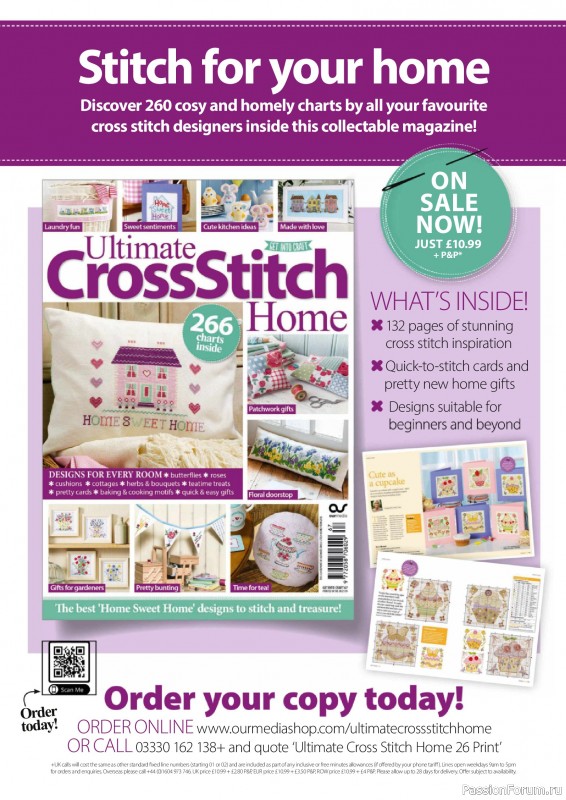 Коллекция вышивки в журнале &laquo;The World of Cross Stitching №377 2026&raquo;