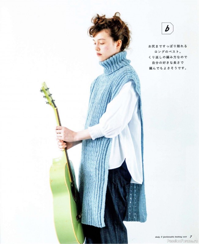 Вязаные модели в журнале «Let's Knit Series NV72113»