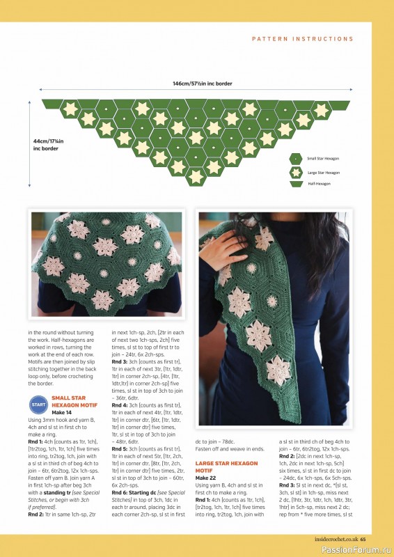 Вязаные проекты крючком в журнале «Inside Crochet №183 2025»