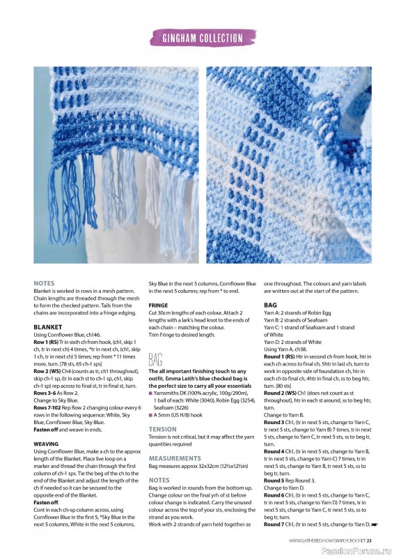 Вязаные проекты крючком в журнале «Simply Crochet №153 2024»