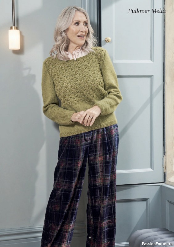 Вязаные проекты спицами в журнале &laquo;The Knitter №80 2026 Germany&raquo;