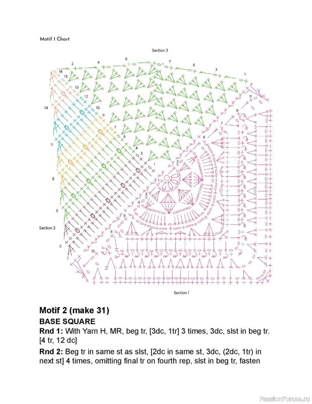Вязаные проекты в книге «Crochet Modular Blankets»