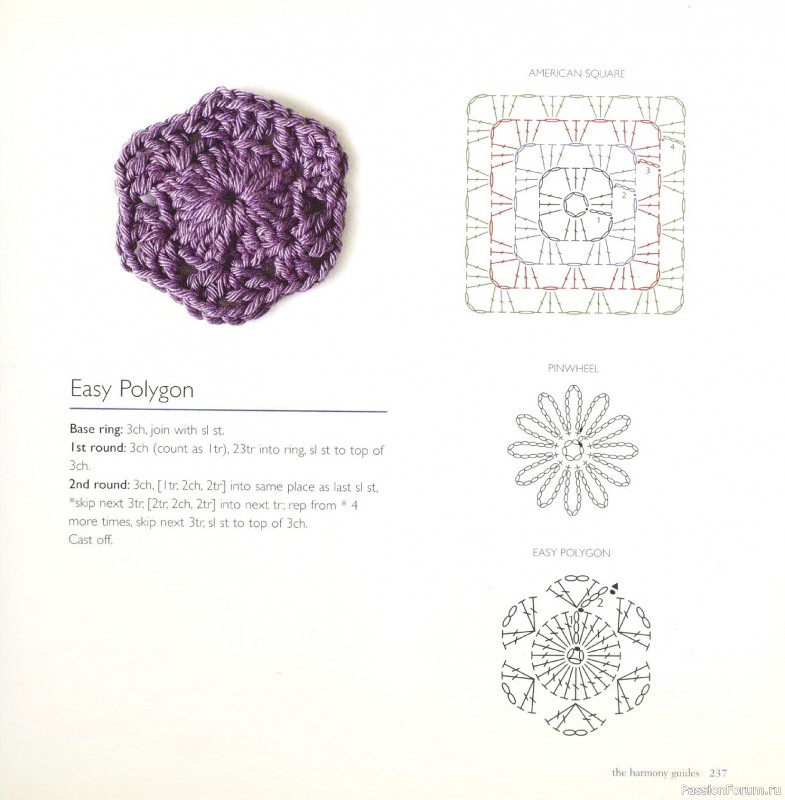 Вязаные проекты в книге &laquo;Crochet Stitch Motifs&raquo;. Продолжение