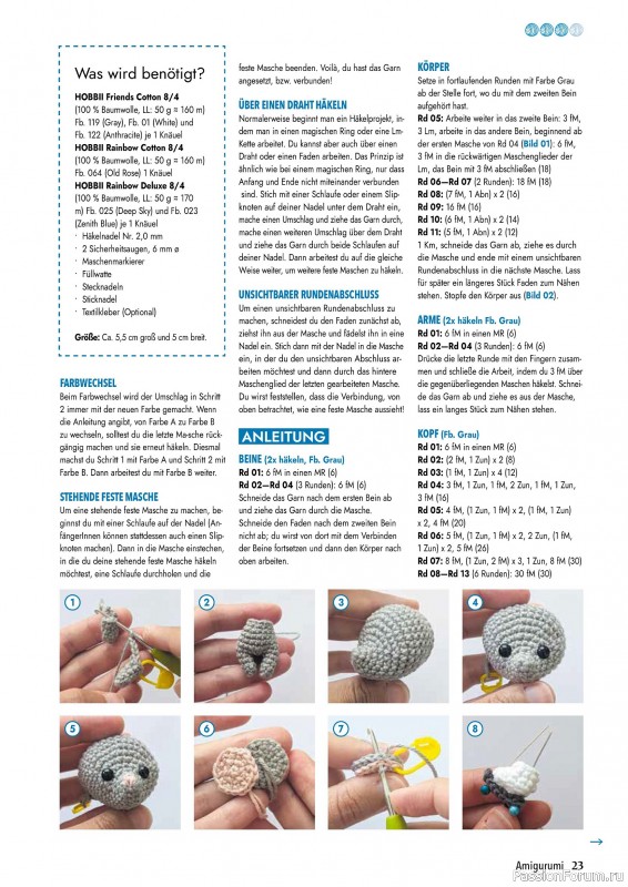 Вязаные проекты в журнале «Hakeln Best of Amigurumi №24 2025»