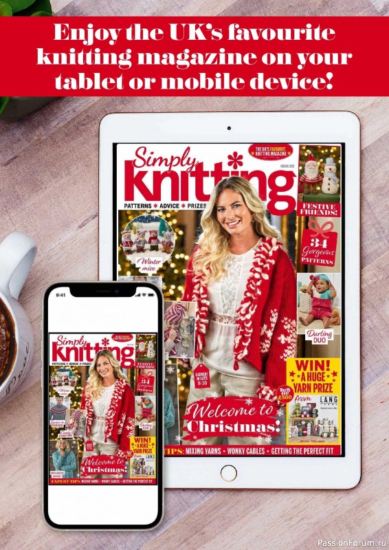 Вязаные проекты в журнале &laquo;Simply Knitting №282 2026&raquo;