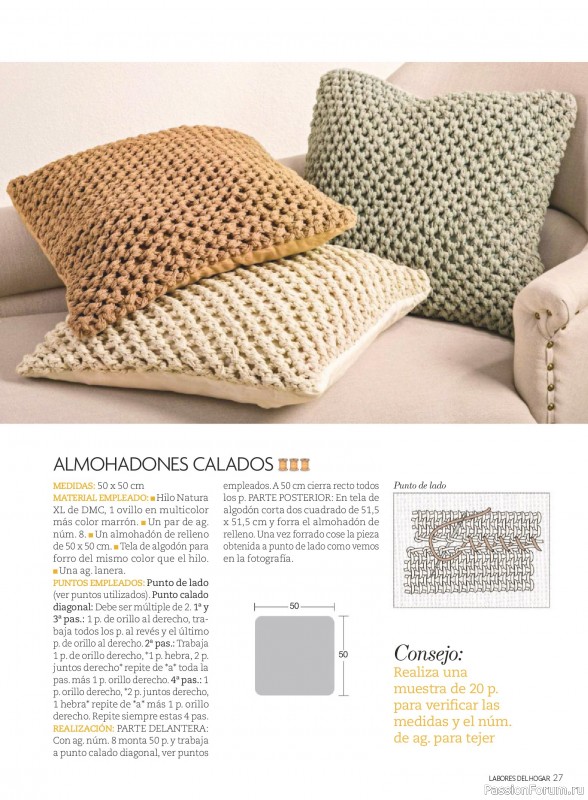 Коллекция проектов для рукодельниц в журнале &laquo;Labores del hogar №794 2026&raquo;