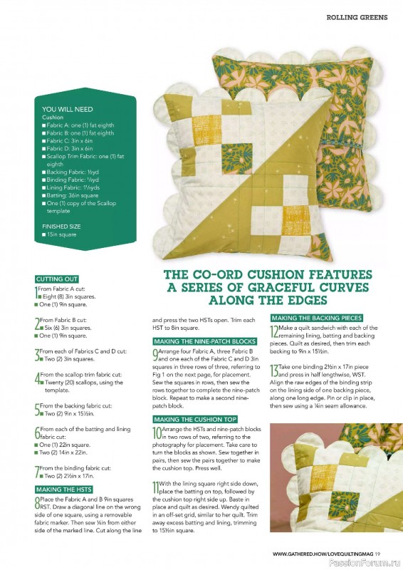 Коллекция проектов для рукодельниц в журнале «Love Patchwork & Quilting №149 2025»