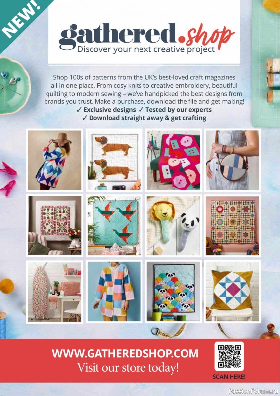 Коллекция проектов для рукодельниц в журнале «Love Patchwork & Quilting №165 2026»