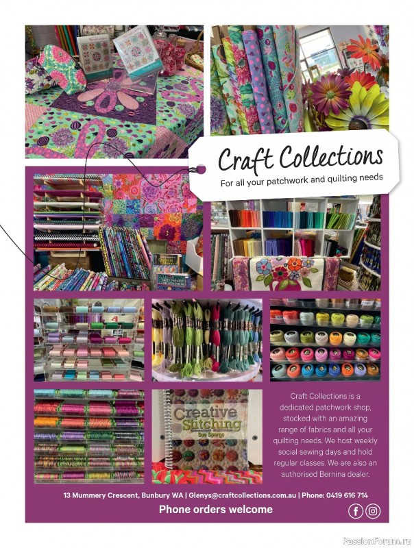 Коллекция проектов для рукодельниц в журнале «Quilters Companion №134 2025»