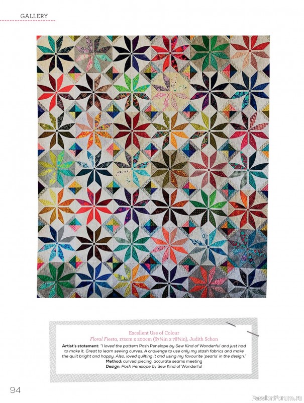 Коллекция проектов для рукодельниц в журнале «Quilters Companion №135 2025»
