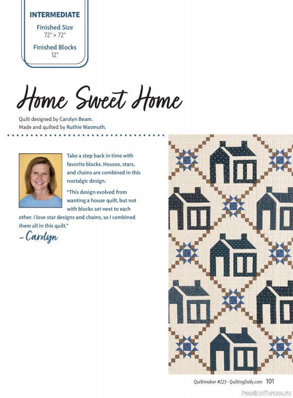 Коллекция проектов для рукодельниц в журнале «Quiltmaker - Winter 2026»