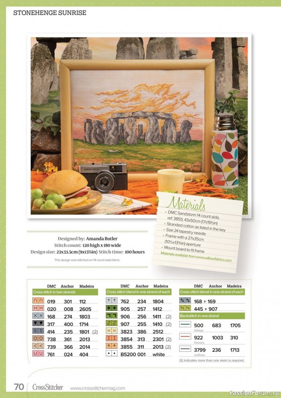 Коллекция вышивки в журнале «CrossStitcher №383 2022»