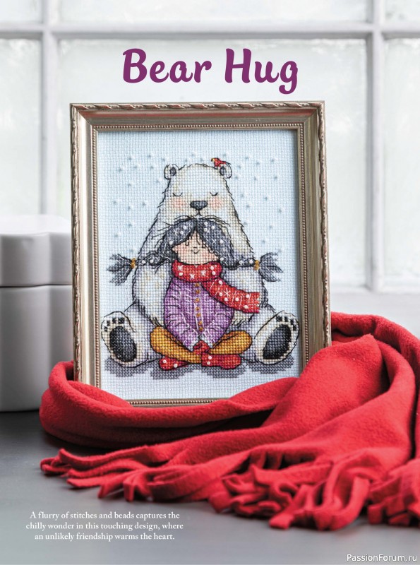 Коллекция вышивки в журнале «Just CrossStitch - Winter 2025»