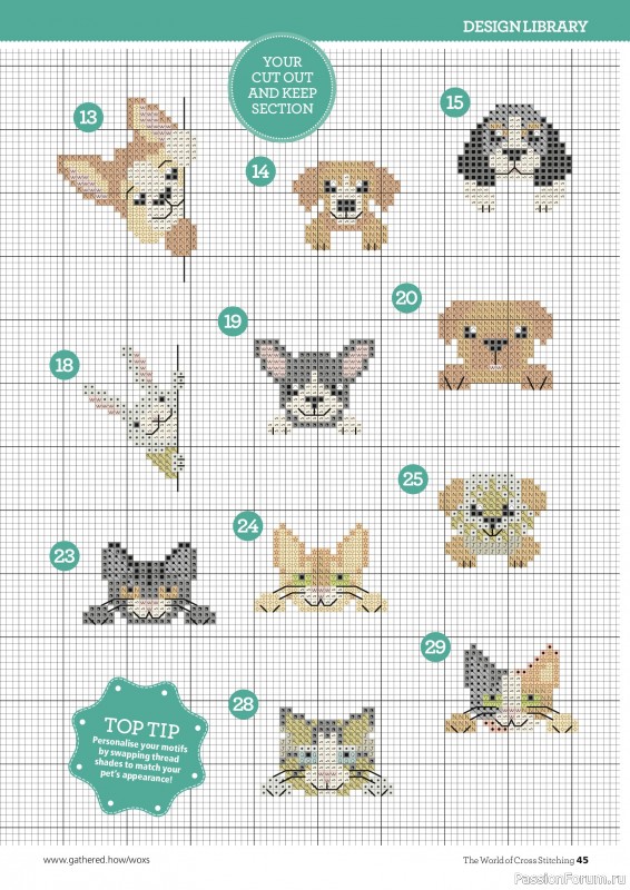 Коллекция вышивки в журнале &laquo;The World of Cross Stitching №371 2026&raquo;