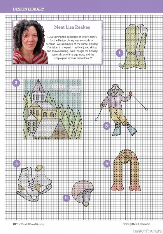 Коллекция вышивки в журнале «The World of Cross Stitching - Special 2023»