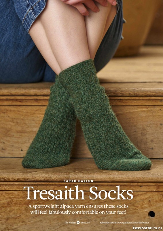 Вязаные проекты спицами в журнале &laquo;The Knitter №225 2026&raquo;
