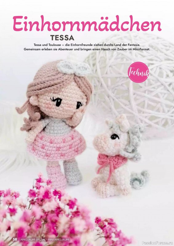 Вязаные проекты в журнале «Amigurumi Spezial - Mini №2 2025»